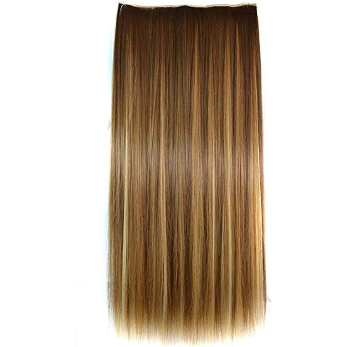 DILLARDS Girl Fashion Long Straight Hair Extension Wig W6H27H613 - Image 3